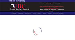 Desktop Screenshot of burglarycontrol.com